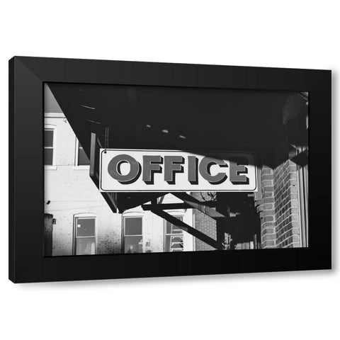 Office Black Modern Wood Framed Art Print by Malone, Will