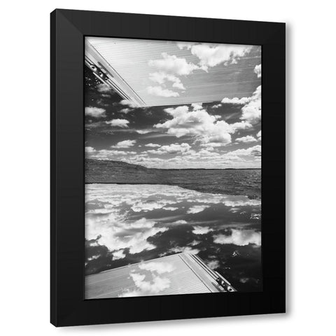 Skyland Black Modern Wood Framed Art Print by Malone, Will