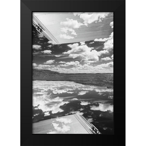 Skyland Black Modern Wood Framed Art Print by Malone, Will