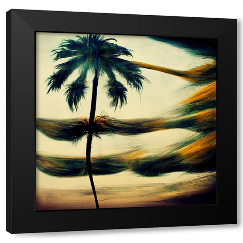 Summer Breeze 1 Black Modern Wood Framed Art Print by Screendoor
