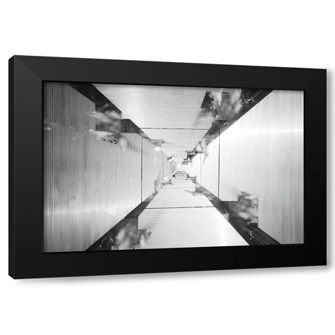 The Gateway Black Modern Wood Framed Art Print with Double Matting by Malone, Will