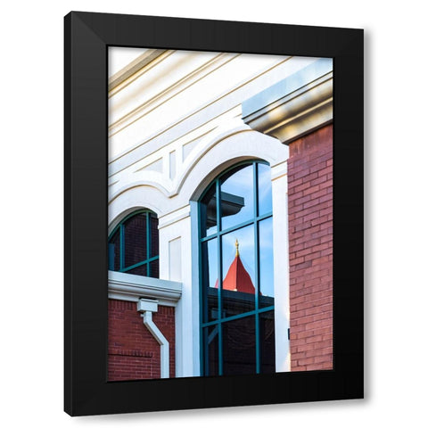 Window 1 Black Modern Wood Framed Art Print with Double Matting by Malone, Will