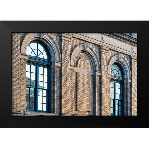 Window 5 Black Modern Wood Framed Art Print by Malone, Will