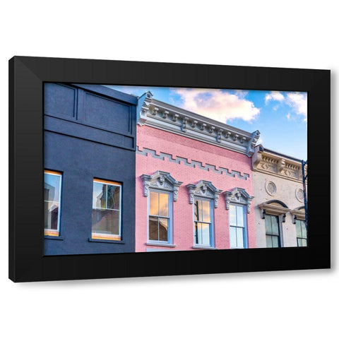 Window 6 Black Modern Wood Framed Art Print with Double Matting by Malone, Will