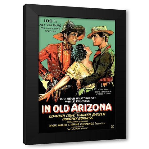 In Old Arizona Black Modern Wood Framed Art Print by Screendoor