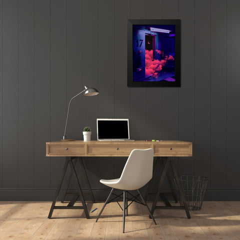 The Exit Black Modern Wood Framed Art Print by Orozco, Danner