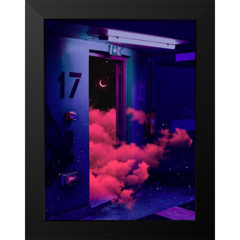 The Exit Black Modern Wood Framed Art Print by Orozco, Danner