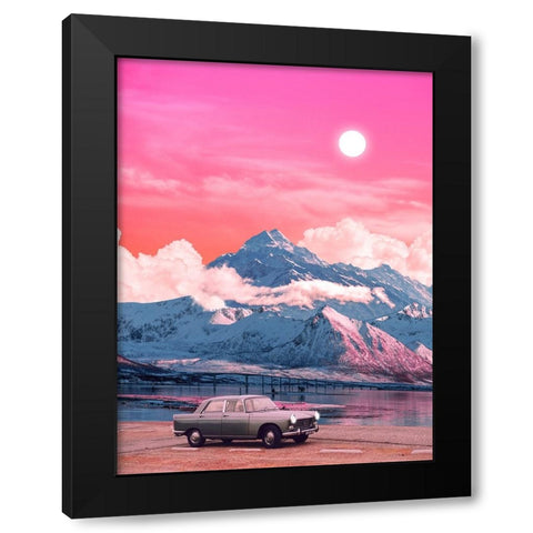 Charmed Place 2 Black Modern Wood Framed Art Print with Double Matting by Orozco, Danner