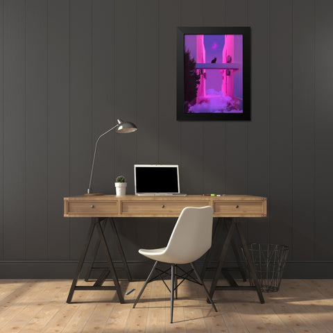 Ethereal Dreams 1 Black Modern Wood Framed Art Print by Orozco, Danner