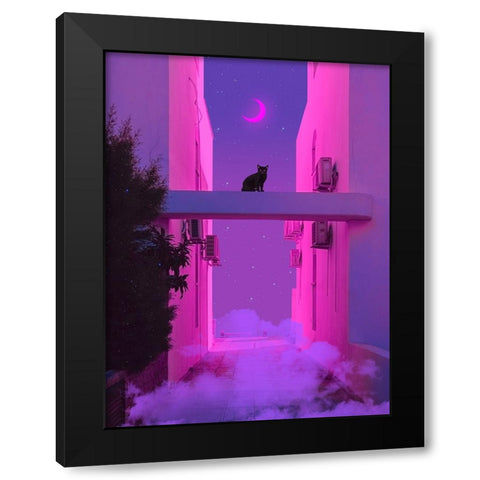 Ethereal Dreams 1 Black Modern Wood Framed Art Print with Double Matting by Orozco, Danner