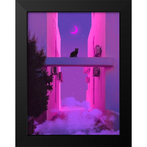 Ethereal Dreams 1 Black Modern Wood Framed Art Print by Orozco, Danner