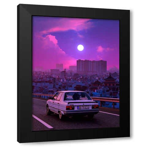 Going Back to the Past 2 Black Modern Wood Framed Art Print with Double Matting by Orozco, Danner