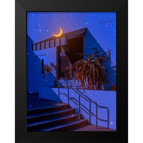 Moonlight 2 Black Modern Wood Framed Art Print by Orozco, Danner