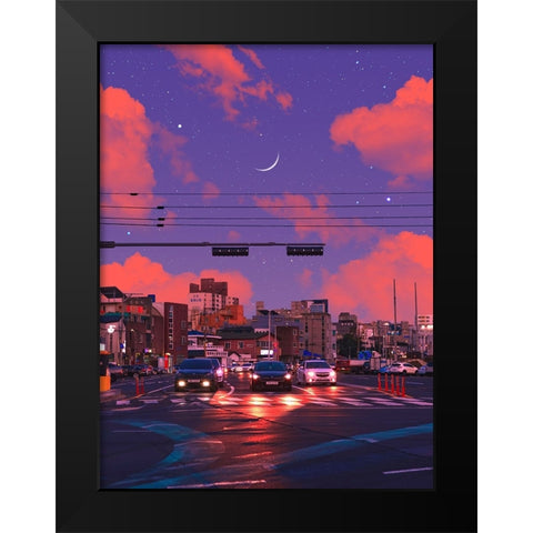 Place of Dreams 4 Black Modern Wood Framed Art Print by Orozco, Danner