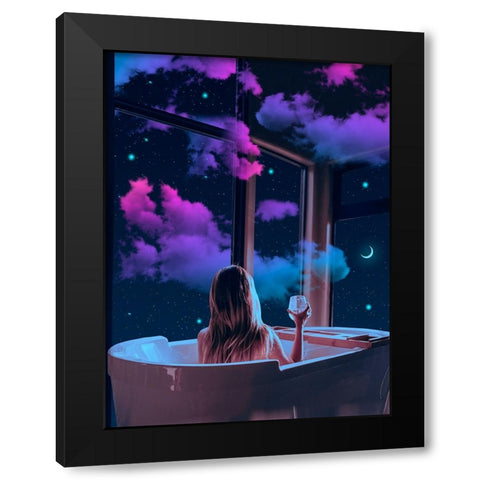 Ethereal Dreams 2 Black Modern Wood Framed Art Print with Double Matting by Orozco, Danner