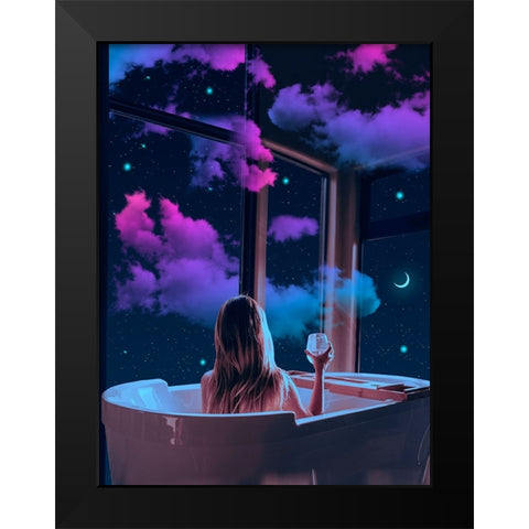 Ethereal Dreams 2 Black Modern Wood Framed Art Print by Orozco, Danner