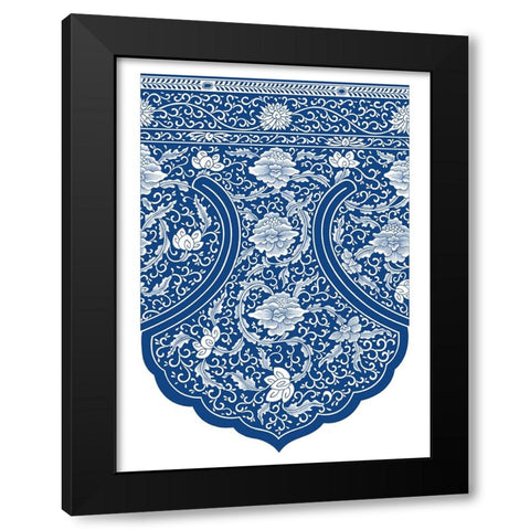 Decoration And Ornament - IX Black Modern Wood Framed Art Print with Double Matting by CAG