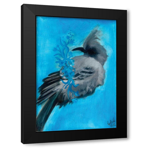 Bird Study IX Black Modern Wood Framed Art Print by Adkin, Arielle