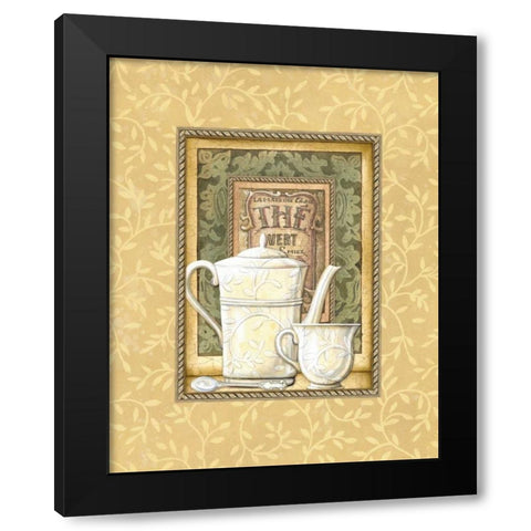 The Vert Black Modern Wood Framed Art Print with Double Matting by Audrey, Charlene