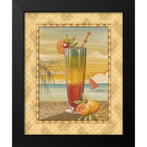 Island Nectar II Black Modern Wood Framed Art Print by Audrey, Charlene