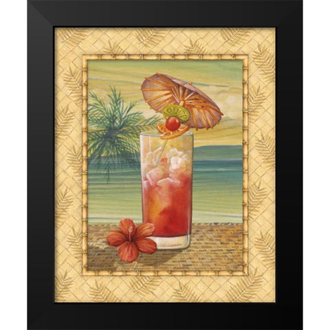 Island Nectar III Black Modern Wood Framed Art Print by Audrey, Charlene