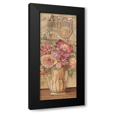 Bouquet from England Black Modern Wood Framed Art Print with Double Matting by Audrey, Charlene