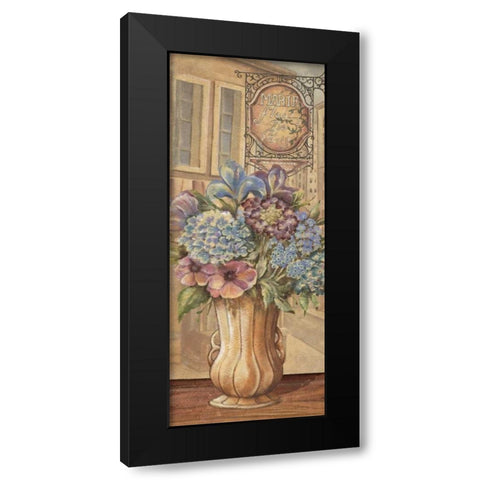 Bouquet from France Black Modern Wood Framed Art Print by Audrey, Charlene