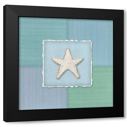 Blue Sea I Black Modern Wood Framed Art Print by Audrey, Charlene