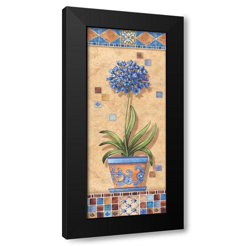 Flower in Greece III Black Modern Wood Framed Art Print with Double Matting by Audrey, Charlene