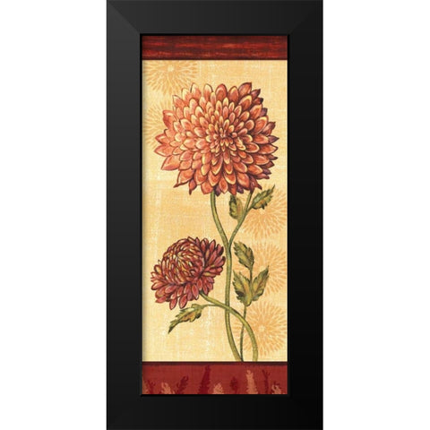 Dahlia I Black Modern Wood Framed Art Print by Audrey, Charlene