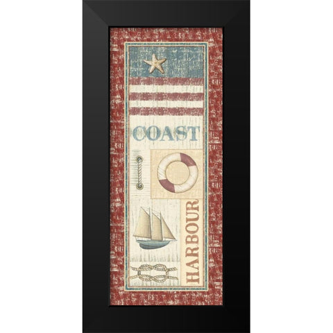 Coastal I Black Modern Wood Framed Art Print by Audrey, Charlene