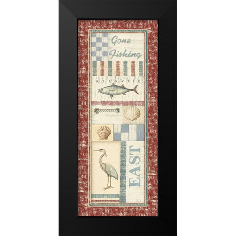 Coastal IV Black Modern Wood Framed Art Print by Audrey, Charlene