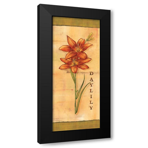 Les Lys I Black Modern Wood Framed Art Print by Audrey, Charlene