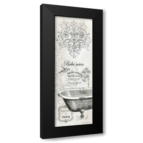 French Bath I Black Modern Wood Framed Art Print by Babbitt, Gwendolyn