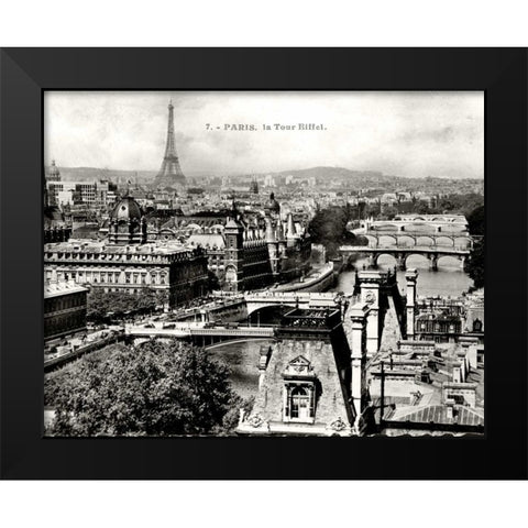 Paris I Black Modern Wood Framed Art Print by Babbitt, Gwendolyn