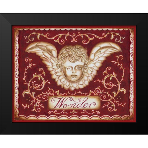 Christmas Romance II Black Modern Wood Framed Art Print by Babbitt, Gwendolyn