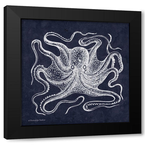 Octopi I Black Modern Wood Framed Art Print by Babbitt, Gwendolyn