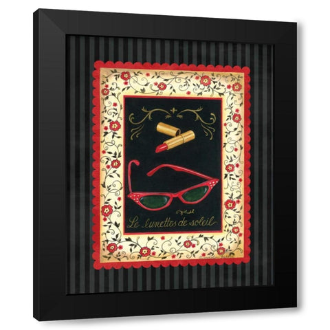 Dressed in Red IV Black Modern Wood Framed Art Print with Double Matting by Babbitt, Gwendolyn