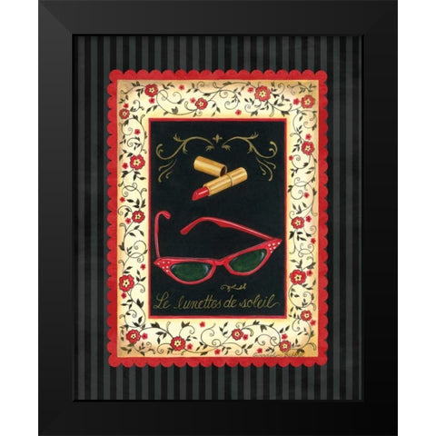 Dressed in Red IV Black Modern Wood Framed Art Print by Babbitt, Gwendolyn