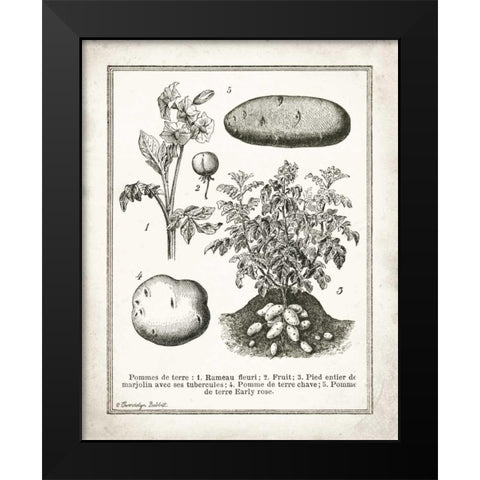 French Potatoes Black Modern Wood Framed Art Print by Babbitt, Gwendolyn