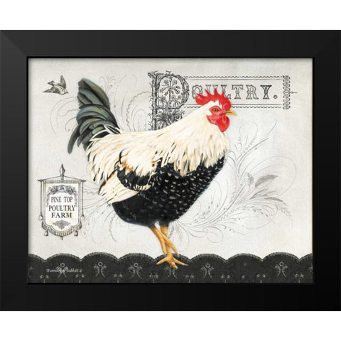 Poultry Farm II Black Modern Wood Framed Art Print by Babbitt, Gwendolyn