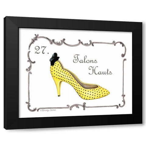 French Fashion VII Black Modern Wood Framed Art Print with Double Matting by Babbitt, Gwendolyn