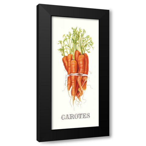 Carotes Black Modern Wood Framed Art Print by Babbitt, Gwendolyn