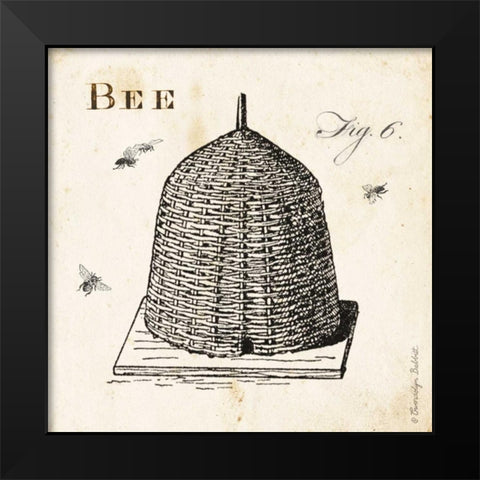Bee Hive Fig 6 Black Modern Wood Framed Art Print by Babbitt, Gwendolyn