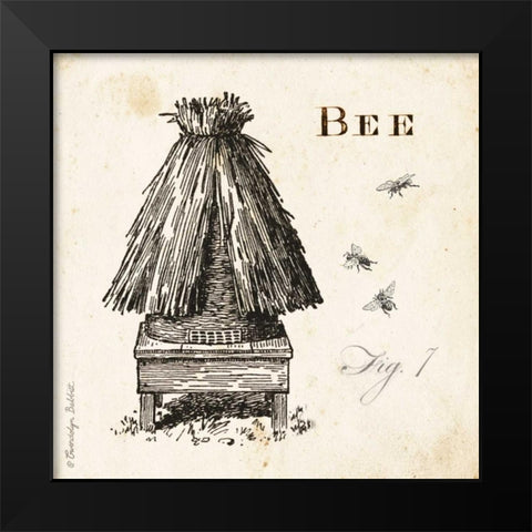Bee Hive Fig 7 Black Modern Wood Framed Art Print by Babbitt, Gwendolyn