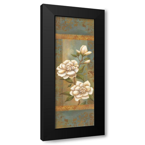 Magnolia Trio I Black Modern Wood Framed Art Print with Double Matting by Belamar, Ella