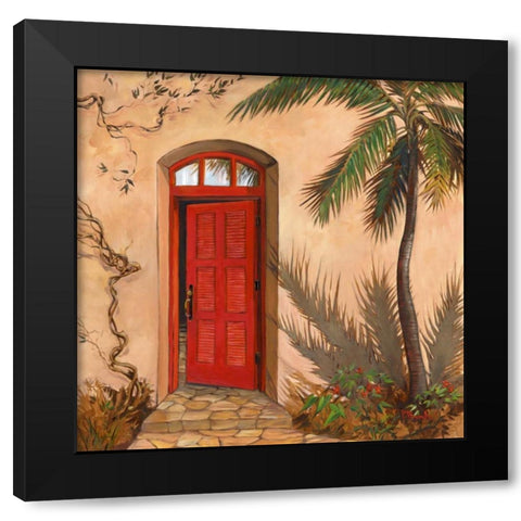 Villanova I Black Modern Wood Framed Art Print with Double Matting by Brent, Paul