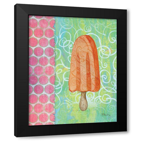 Frozen Delight I Black Modern Wood Framed Art Print by Brent, Paul