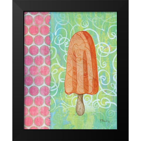 Frozen Delight I Black Modern Wood Framed Art Print by Brent, Paul