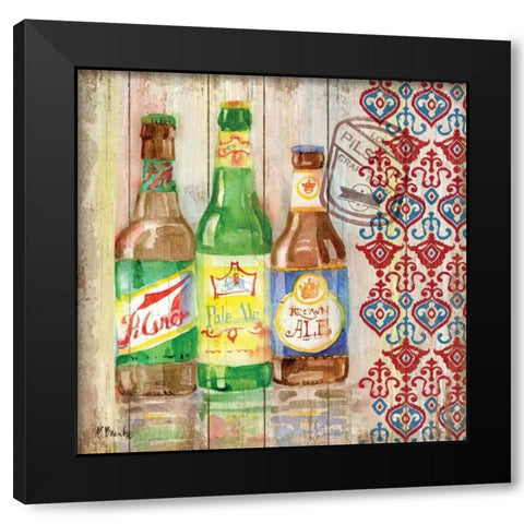 Bellevue Beer II Black Modern Wood Framed Art Print by Brent, Paul